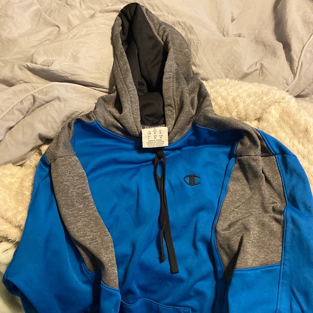 large champion hoodie (worn once)
